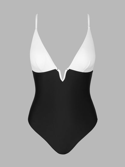 CUPSHE Women Swimsuit One Piece Bathing Suit Deep V Neck Crisscross Back Adjustable Strap - 7DAY'S