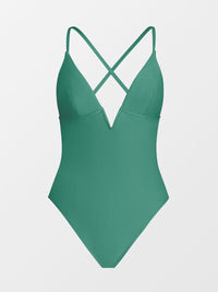 CUPSHE Women Swimsuit One Piece Bathing Suit Deep V Neck Crisscross Back Adjustable Strap - 7DAY'S