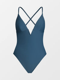 CUPSHE Women Swimsuit One Piece Bathing Suit Deep V Neck Crisscross Back Adjustable Strap - 7DAY'S