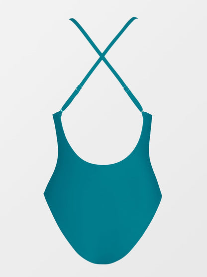 CUPSHE Women Swimsuit One Piece Bathing Suit Deep V Neck Crisscross Back Adjustable Strap - 7DAY'S