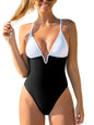 CUPSHE Women Swimsuit One Piece Bathing Suit Deep V Neck Crisscross Back Adjustable Strap - 7DAY'S