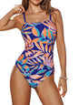 CUPSHE Women Swimsuit One Piece Bathing Suit Square Neck Cutout Back Tummy Control with Adjustable Spaghetti Straps - 7DAY'S