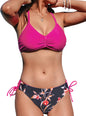 CUPSHE Women's 2 Piece Bikini Set Back Braided Straps with Reversible Bottom - 7DAY'S