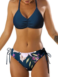 CUPSHE Women's 2 Piece Bikini Set Back Braided Straps with Reversible Bottom - 7DAY'S