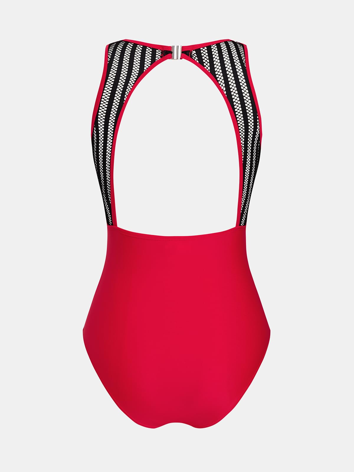CUPSHE Women's One Piece Swimsuit Bathing Suit Tummy Control High Neck Cutout Back Hook Mesh Swimwear - 7DAY'S