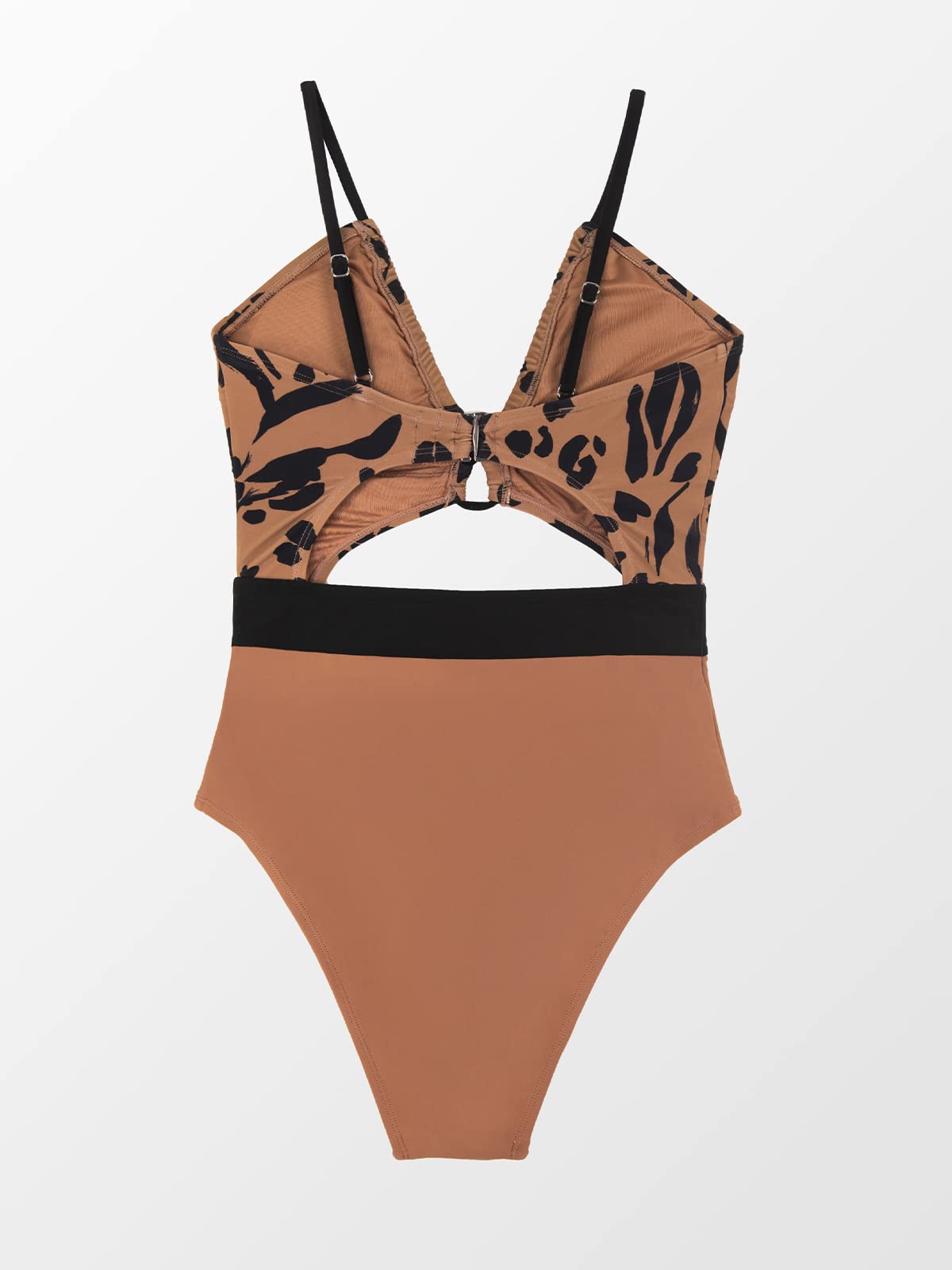 CUPSHE Women's One Piece Swimsuit Plunge Neckline Cutout Criss Cross Bathing Suit - 7DAY'S