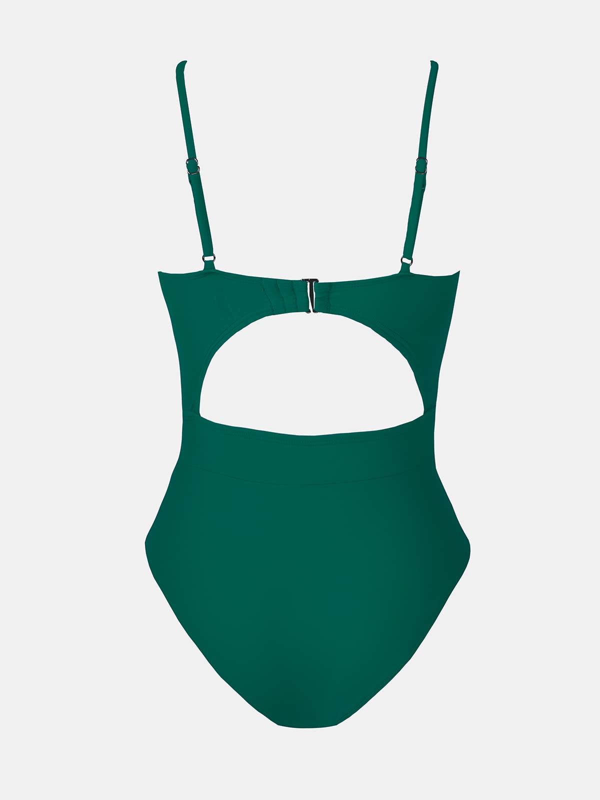 CUPSHE Women's One Piece Swimsuit Plunge Neckline Cutout Criss Cross Bathing Suit - 7DAY'S