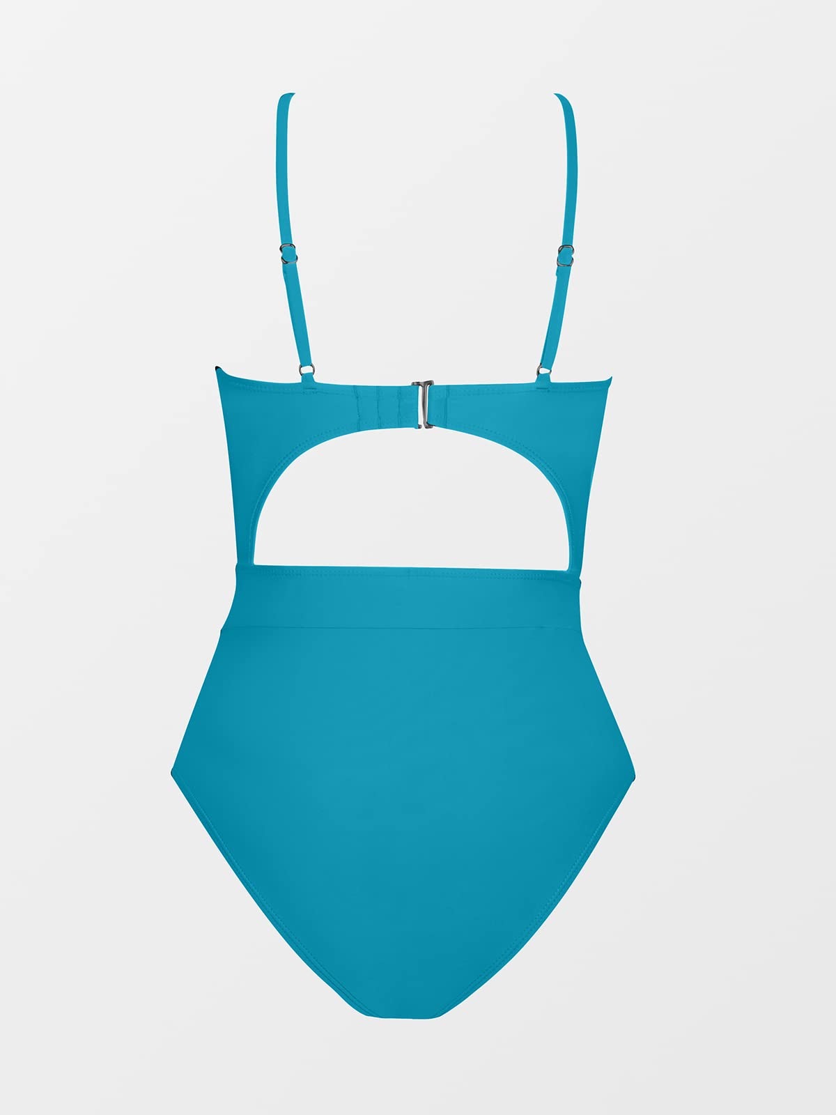 CUPSHE Women's One Piece Swimsuit Plunge Neckline Cutout Criss Cross Bathing Suit - 7DAY'S