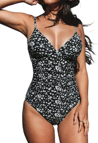 CUPSHE Women's One Piece Swimsuit Tummy Control V Neck Bathing Suits - 7DAY'S