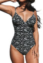 CUPSHE Women's One Piece Swimsuit Tummy Control V Neck Bathing Suits - 7DAY'S