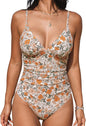 CUPSHE Women's One Piece Swimsuit Tummy Control V Neck Bathing Suits - 7DAY'S