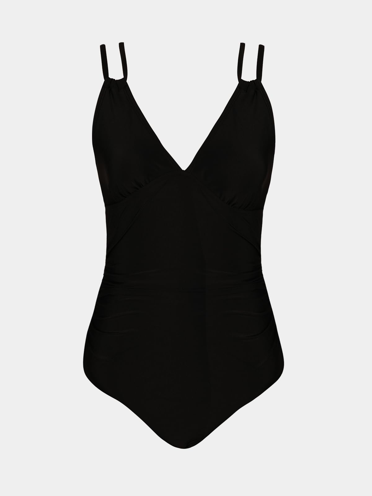 CUPSHE Women's One Piece Swimsuit V Neck Tummy Control Double Adjustable Straps Back Cutout O - Ring - 7DAY'S
