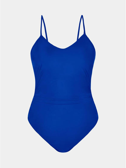 CUPSHE Women's One Piece Swimsuits Bathing Suits Cutout V Neck Tummy Control Adjustable Straps O Ring - 7DAY'S