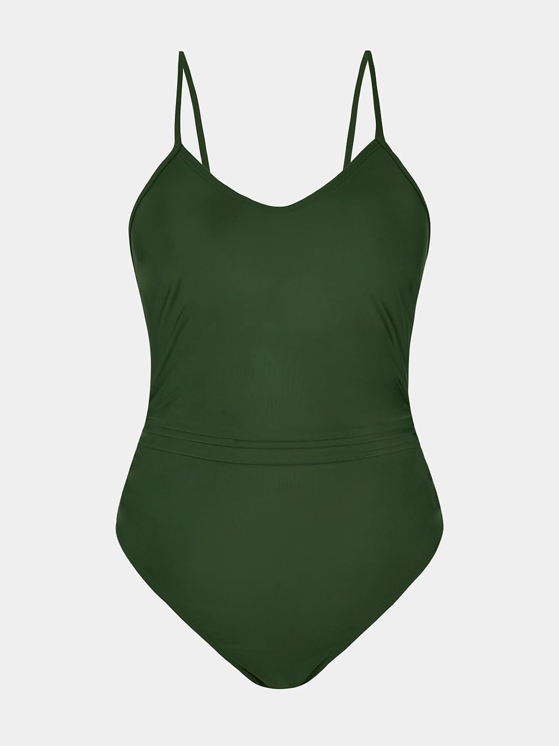 CUPSHE Women's One Piece Swimsuits Bathing Suits Cutout V Neck Tummy Control Adjustable Straps O Ring - 7DAY'S