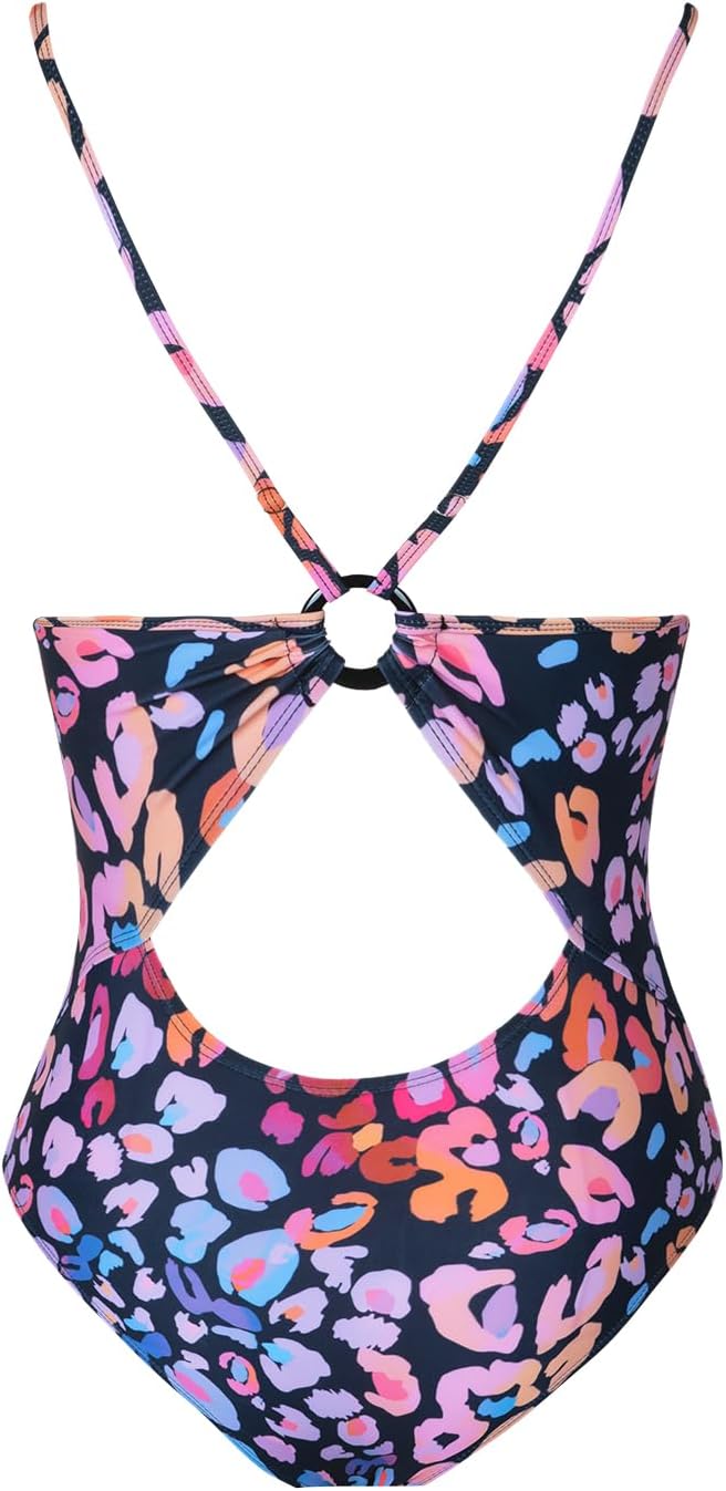 CUPSHE Women's One Piece Swimsuits Bathing Suits Cutout V Neck Tummy Control Adjustable Straps O Ring - 7DAY'S