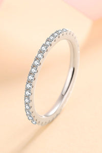 Curious Time 925 Sterling Silver Moissanite Ring - 7DAY'S