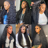 Curly Wigs Deep Wave Frontal Wig 13x6 Hd Lace Loose Water Wave Wigs Human Hair 30 40 Inch 13x4 Curly Lace Front Human Hair Wig - 7DAY'S