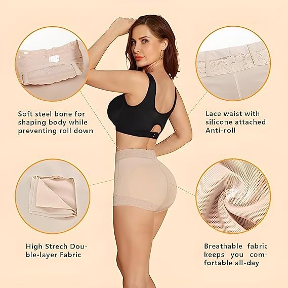 Currvy Fajas Panty,Faja Shorts Tummyy Control Butt Lift,Fajas,Currvy Fajas for Women,Butt Lifter Panties - 7DAY'S