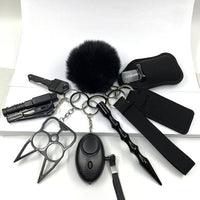 Custom Personal Safety Survival Women Alarm Window Breaker Set Girl Self Defense Keychain - 7DAY'S