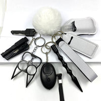 Custom Personal Safety Survival Women Alarm Window Breaker Set Girl Self Defense Keychain - 7DAY'S