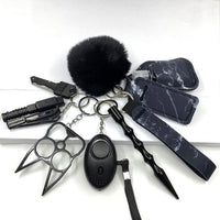 Custom Personal Safety Survival Women Alarm Window Breaker Set Girl Self Defense Keychain - 7DAY'S