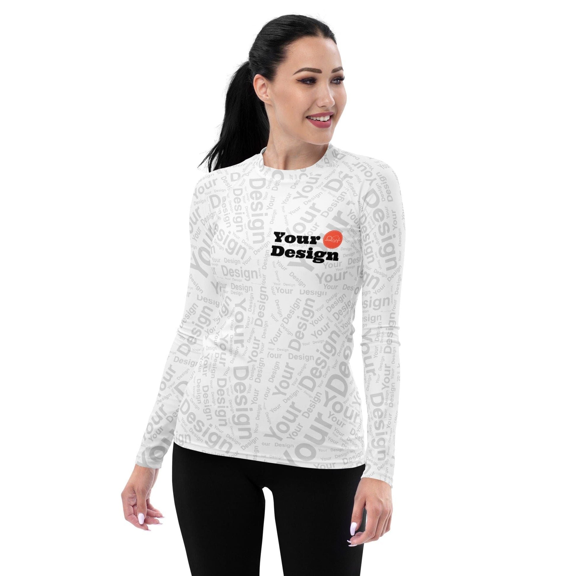 Custom Womens Rash Guard Sports Shirt - 7DAY'S