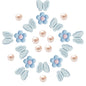 Cute Butterfly Flower Shoe Charms for Girls, 25Pcs Pink Girly DIY Shoe Decoration Charm for Clog Sandals, Party Favor - 7DAY'S