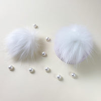 Cute Fluffy Poms only for Clog Sandals, with Pearl Accessories Charms for Girls, DIY Shoe Decoration Charms for Party Favor - 7DAY'S