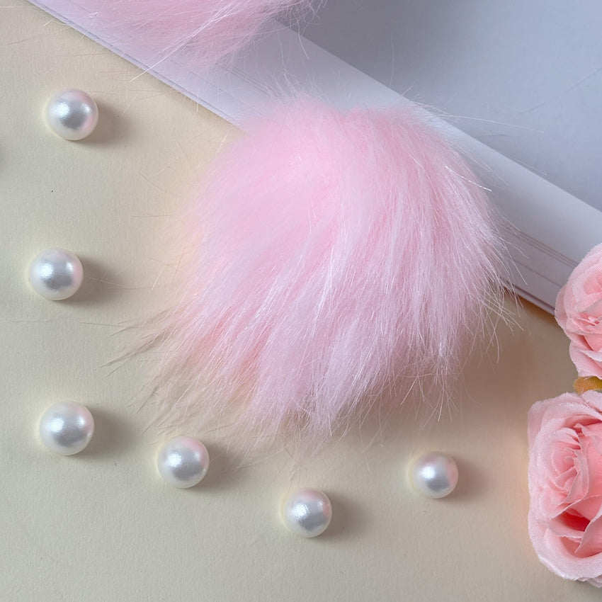 Cute Fluffy Poms only for Clog Sandals, with Pearl Accessories Charms for Girls, DIY Shoe Decoration Charms for Party Favor - 7DAY'S