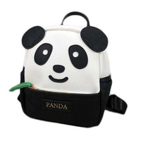 Cute PU Leather Panda Backpack Kids Shoulder Bag Black Travel Casual Bag Small School Bag - 7DAY'S