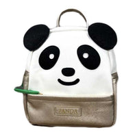 Cute PU Leather Panda Backpack Kids Shoulder Bag Gold Travel Casual Bag Small School Bag - 7DAY'S