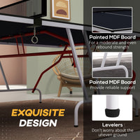 Full-Size Folding Table Tennis Table, Includes Paddles and Balls, Charcoal Gray|