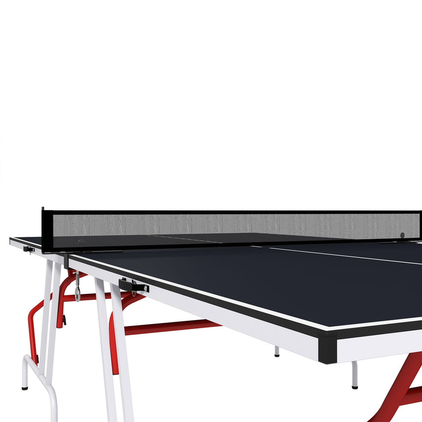 Full-Size Folding Table Tennis Table, Includes Paddles and Balls, Charcoal Gray|
