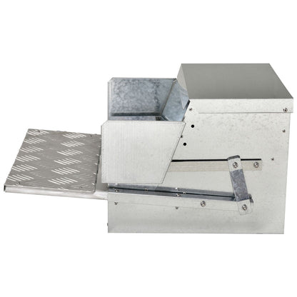 Automatic Chicken Feeder 30 lbs Capacity with Galvanized Steel, Weatherproof Design