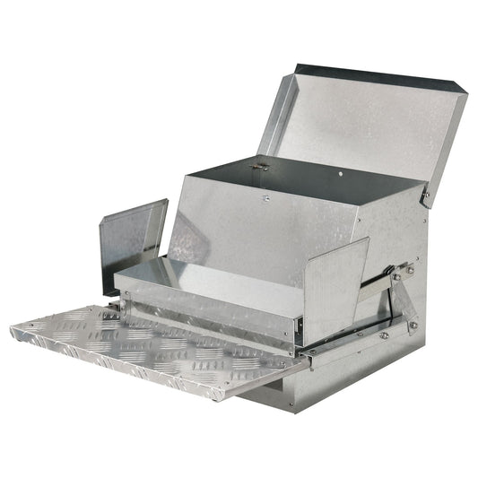 Automatic Chicken Feeder 30 lbs Capacity with Galvanized Steel, Weatherproof Design