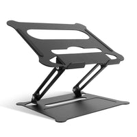Laptop Stand Aluminum Angle Adjustable Computer Ergonomic Holder Riser Heat Vent Notebook Elevator For 10in-17in MacBook Pro 13 / 15