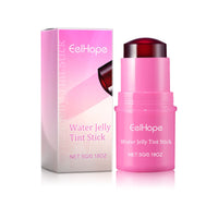 Eelhope Water Jelly Tint Stick, Blush Natural Long Lasting Lip Matte Moisturizing Lip Color Makeup Combination