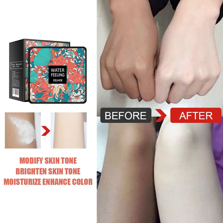 EELHOE Water Feeling BB Cream, Mushroom Air Cushion To Cover Blemishes Waterproof Sweat Resistant Makeup Cushion BB Cream