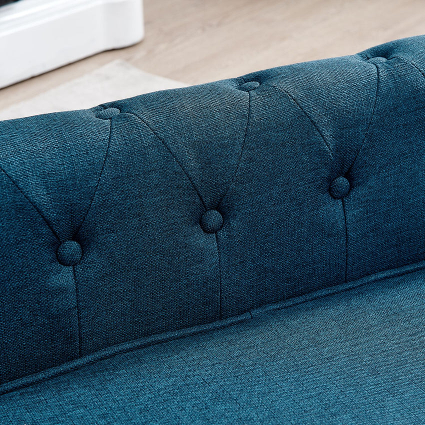 Elegant Rectangle Pet Bed for Medium and Large Dogs, Durable Elevated Dog Sofa Bed, Comfortable Dog Couch, Modern and Stylish Dog Sofa for Large Dogs,Blue