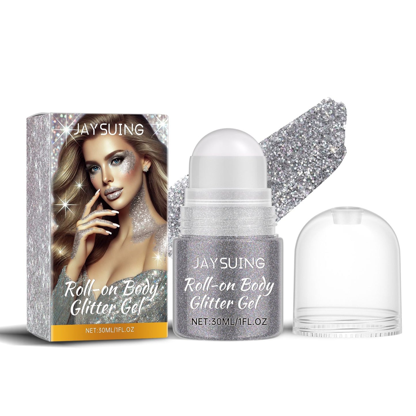 Jaysuing Flash Walking Bead Series Long-Lasting Shining Natural Stereoscopic Body Clavicle Highlight Shining Walking Bead