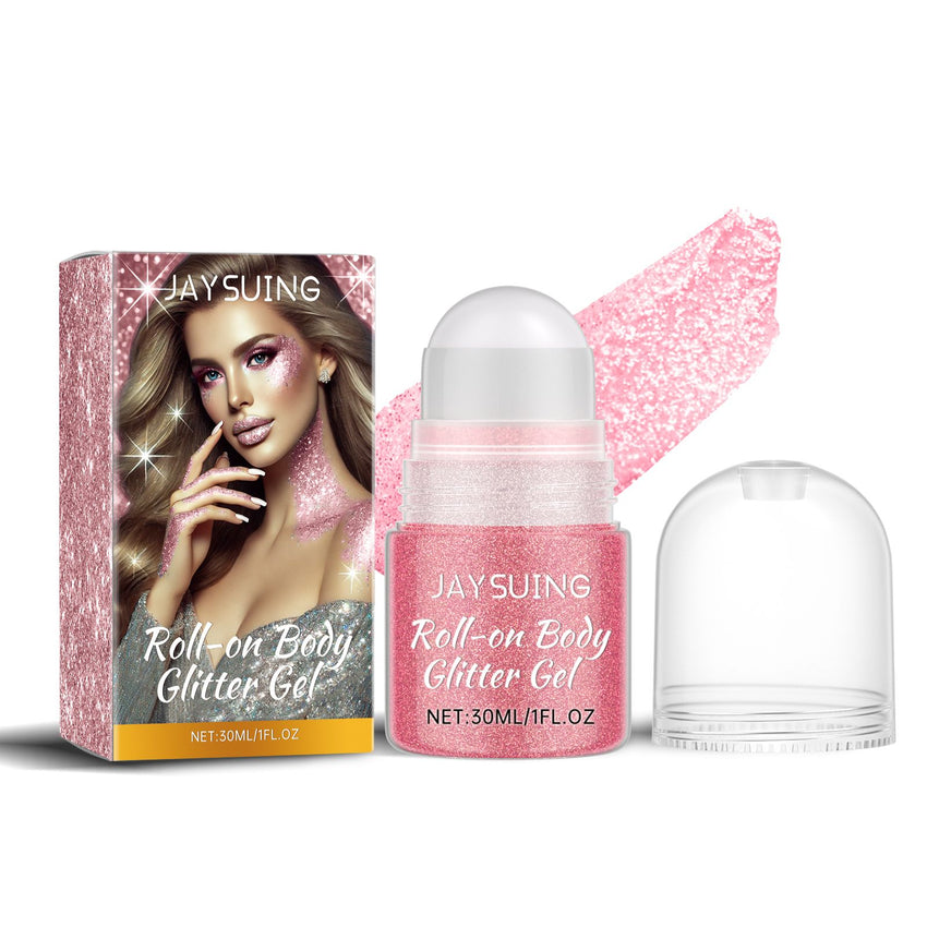 Jaysuing Flash Walking Bead Series Long-Lasting Shining Natural Stereoscopic Body Clavicle Highlight Shining Walking Bead