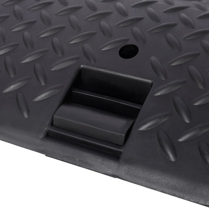 2PACK Tire Saver Ramps,Car Tire Wheel Ramps,Anti-Slip Hard Plastic Design,Black