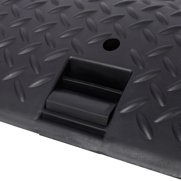 2PACK Tire Saver Ramps,Car Tire Wheel Ramps,Anti-Slip Hard Plastic Design,Black