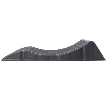 2PACK Tire Saver Ramps,Car Tire Wheel Ramps,Anti-Slip Hard Plastic Design,Black