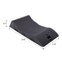 2PACK Tire Saver Ramps,Car Tire Wheel Ramps,Anti-Slip Hard Plastic Design,Black