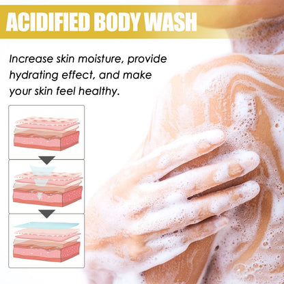 OceAura Acidified Wash, Deep Cleansing And Long-Lasting Moisturizing Shower Gel For And Skin