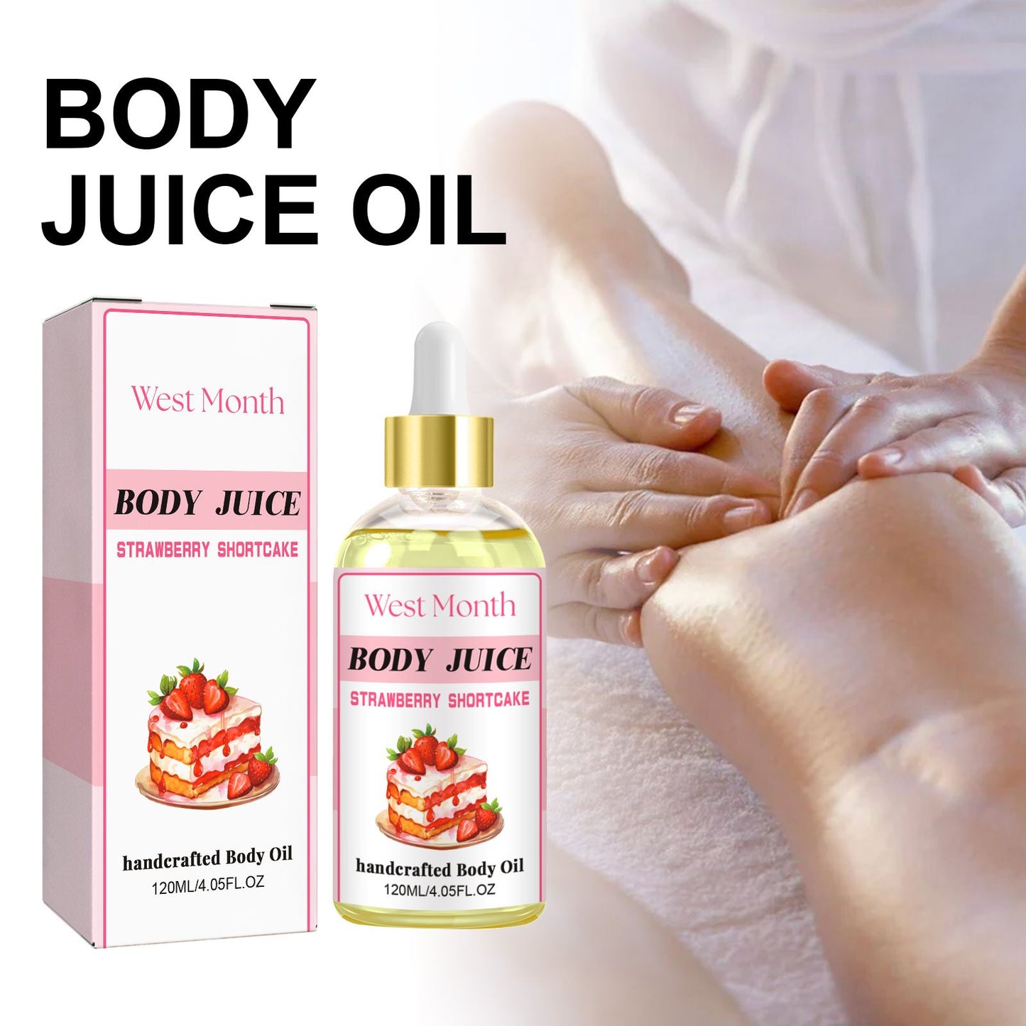 West&Month Care Oil Skin Dry Moisturizing Skin Firming Massage Essential Oil