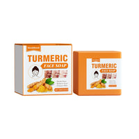West&Month Turmeric Face Soap, Face Gentle Cleansing, Fade Spots And Smooth Fine Lines Cleaner Soap