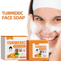 West&Month Turmeric Face Soap, Face Gentle Cleansing, Fade Spots And Smooth Fine Lines Cleaner Soap