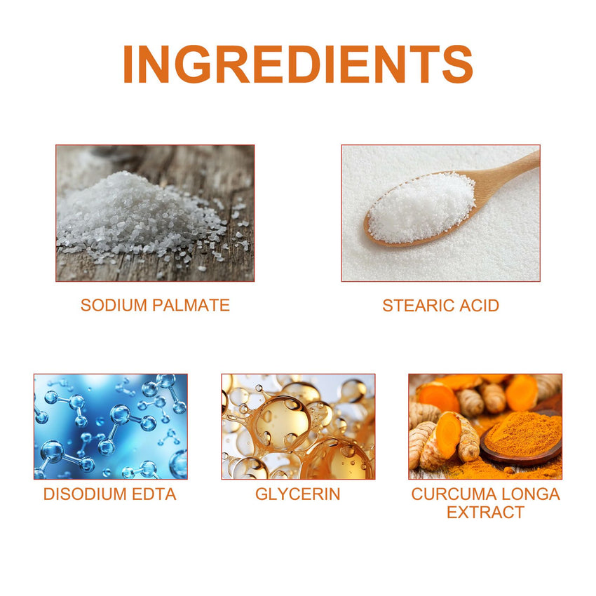 West&Month Turmeric Face Soap, Face Gentle Cleansing, Fade Spots And Smooth Fine Lines Cleaner Soap